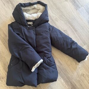 Mango Kids Navy Winter Jacket coat 4-5